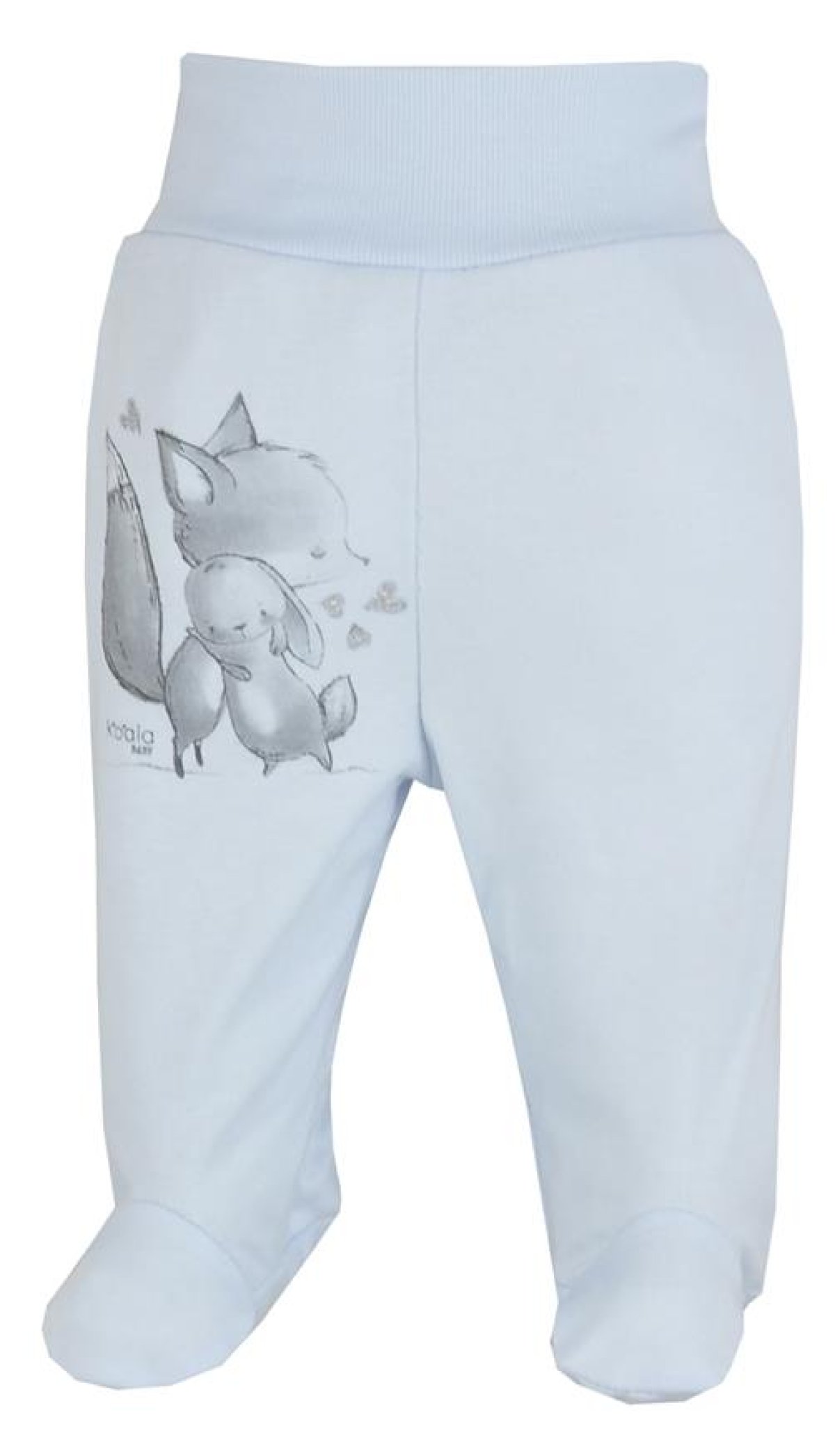 Kojenecké bavlněné polodupačky Foxy modré - vel. 62
