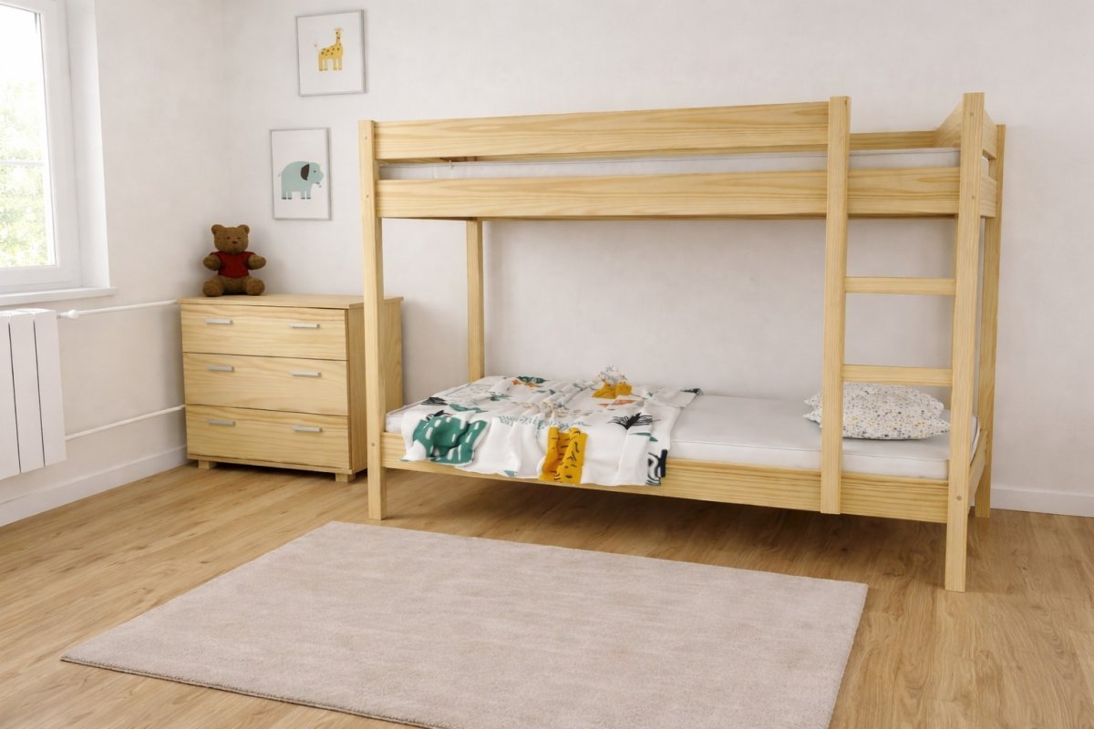 Postel Gino 90x200 cm + matrace Optimal Comfort + rošty ZDARMA