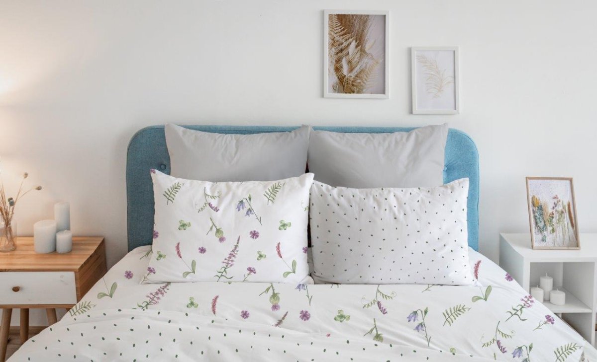 Povlečení bavlněné 140/200 + 70/90 - květ