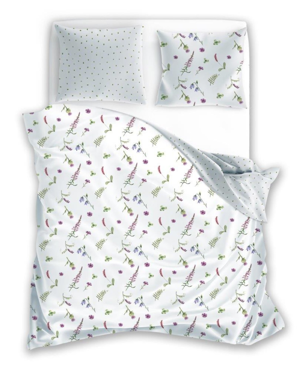 Povlečení bavlněné 140/200 + 70/90 - květ