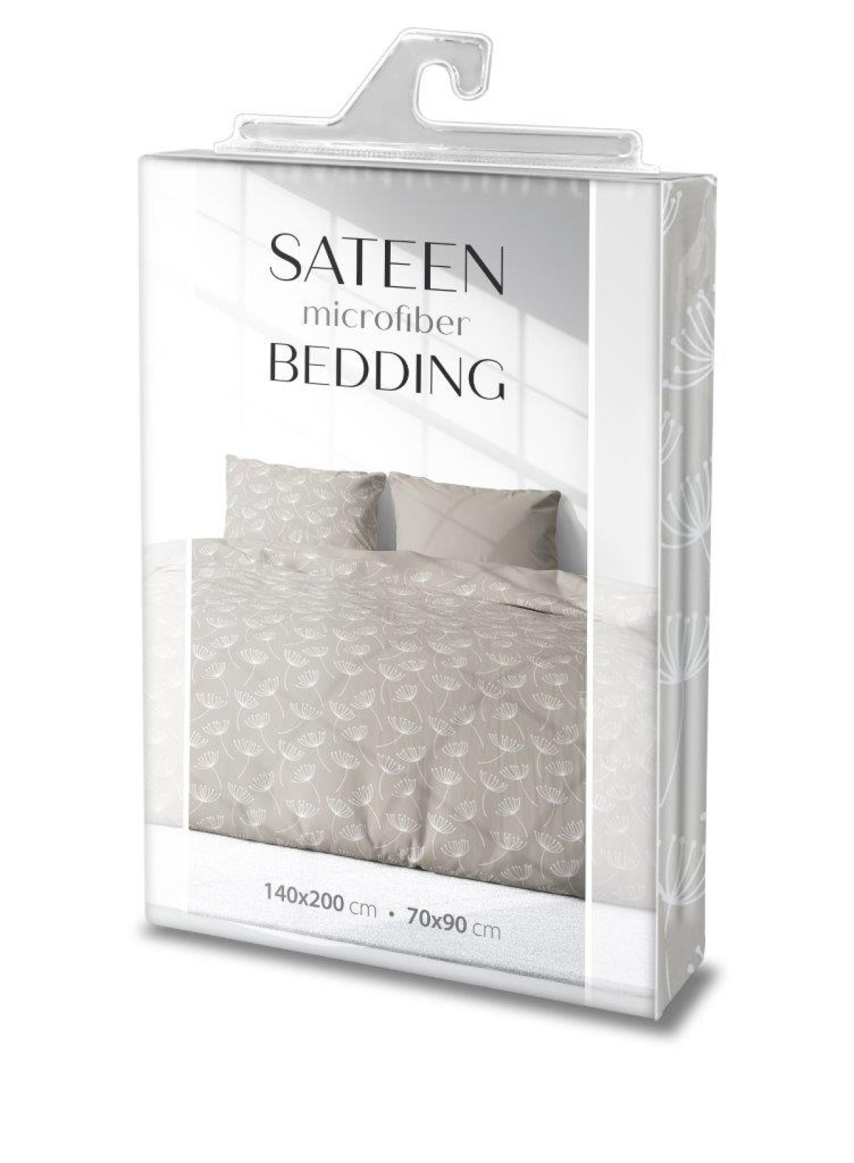 Povlečení ze saténového mikrovlákna 140 x 200 + 70 x 90 cm - model 002