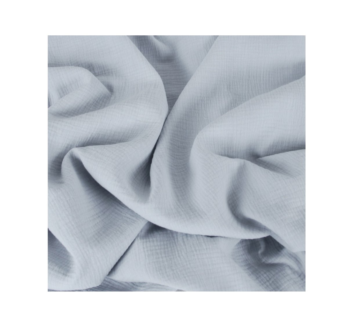 Mušelínové prostěradlo s gumkou 60x120 cm - šedá