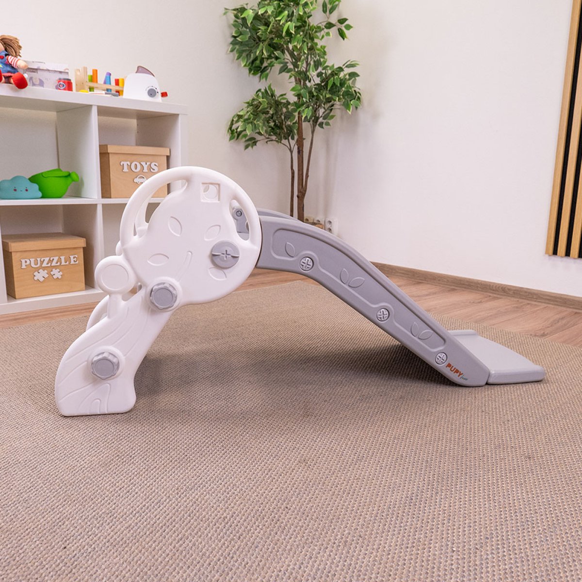 Dětská skluzavka - šedá