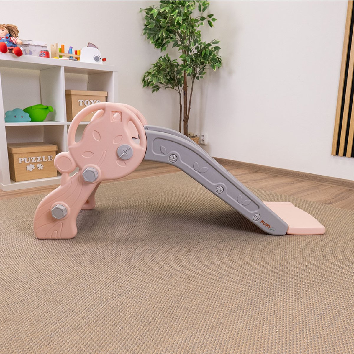 Dětská skluzavka - růžová