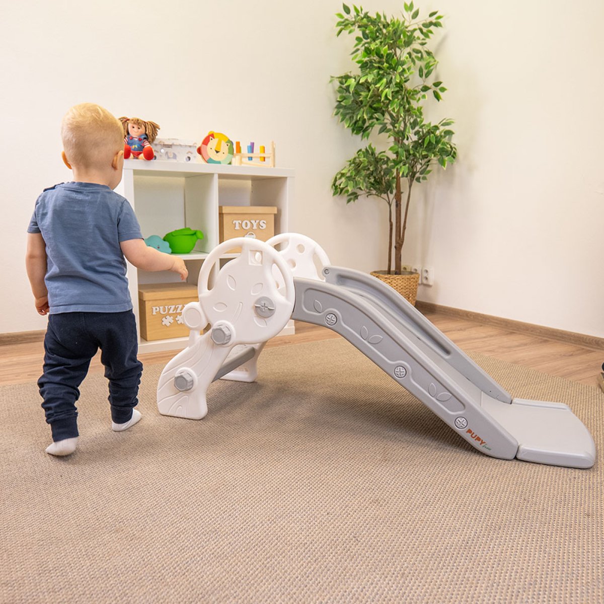 Dětská skluzavka - šedá