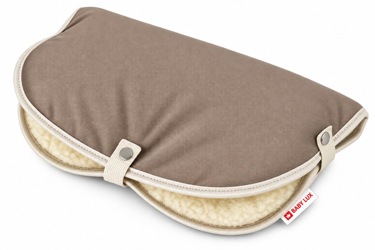 Rukávník na madla kočárků - khaki