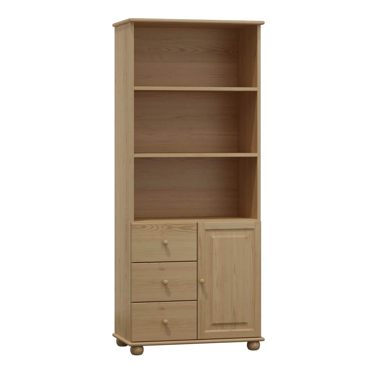 Policový regál z masivu borovice 67A 80/190/42 cm