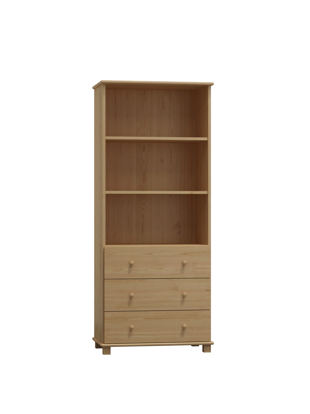 Policový regál z masivu borovice 96 80/190/42 cm