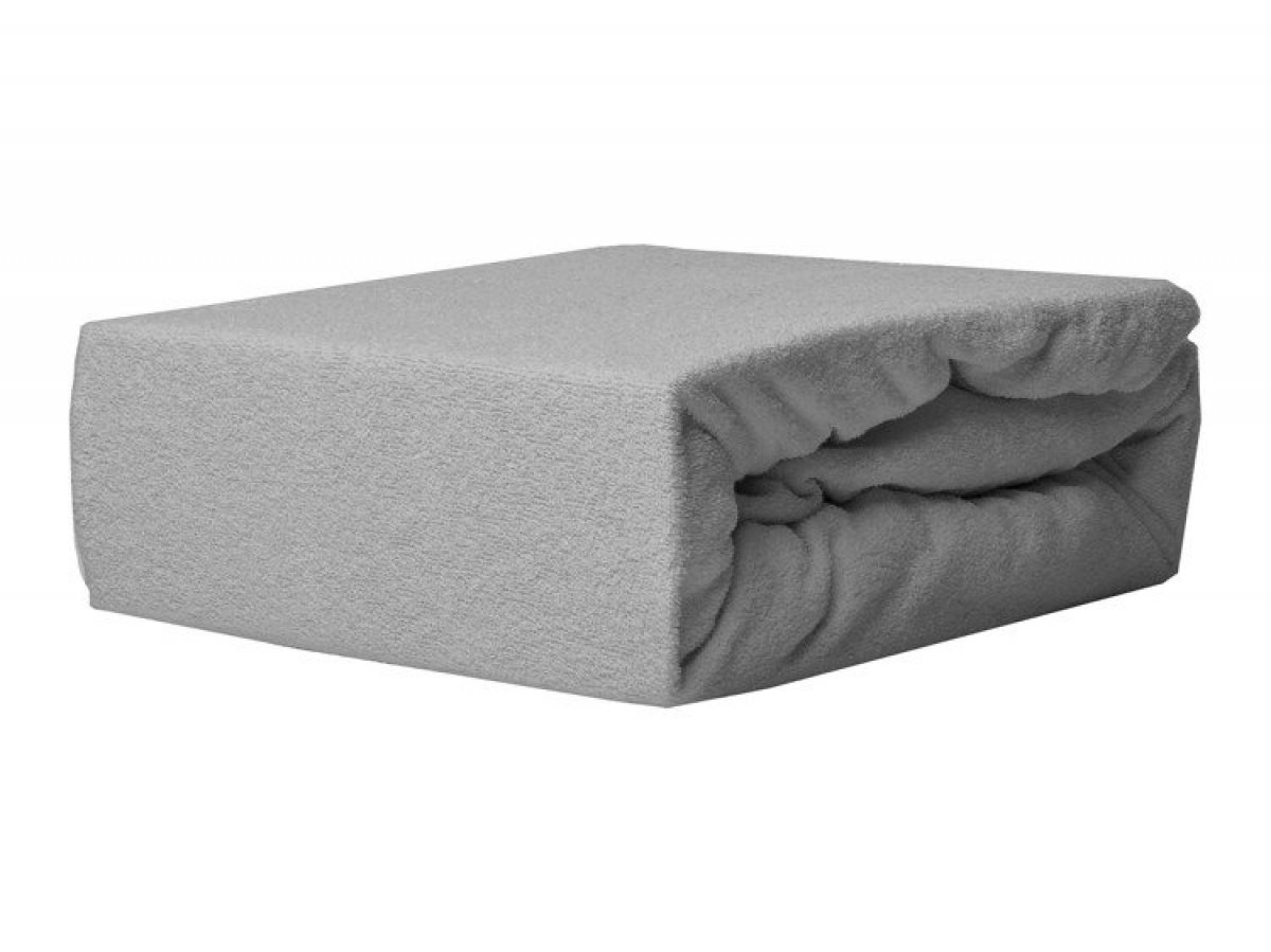 Prostěradlo froté LUX s gumkou 120/60 cm šedá