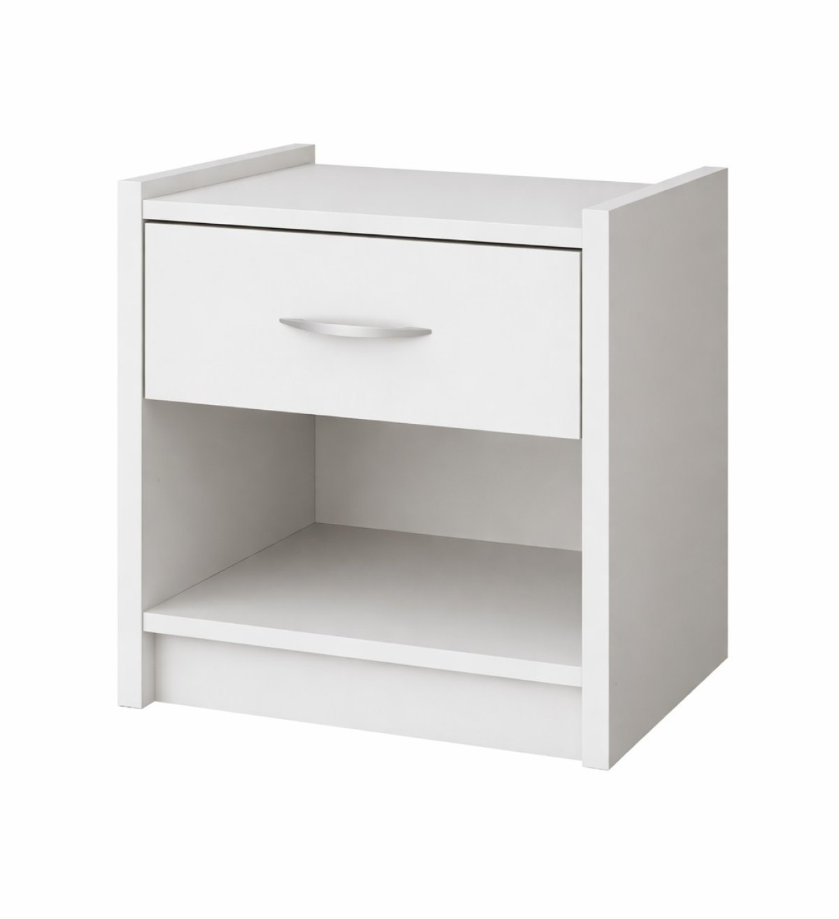 Noční stolek Kava - bílá mat 