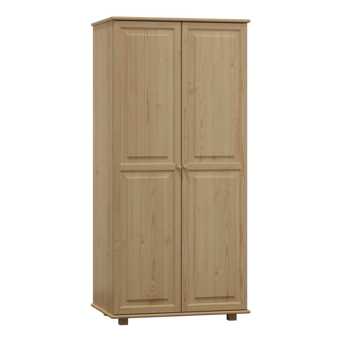 Šatní skříň z masivu borovice 66 90/190/60 cm/ s tyčí