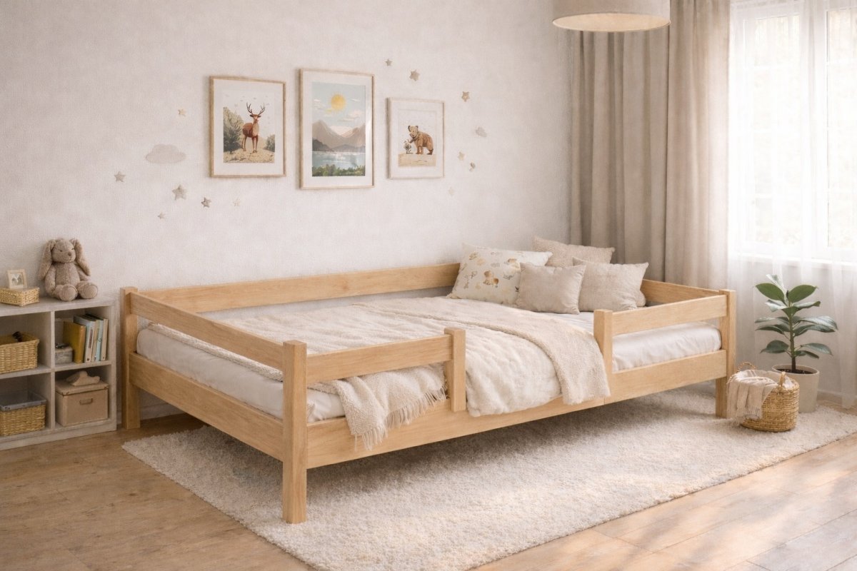 Rostoucí postel Montessori Tobi 120x200 cm + rošt ZDARMA 