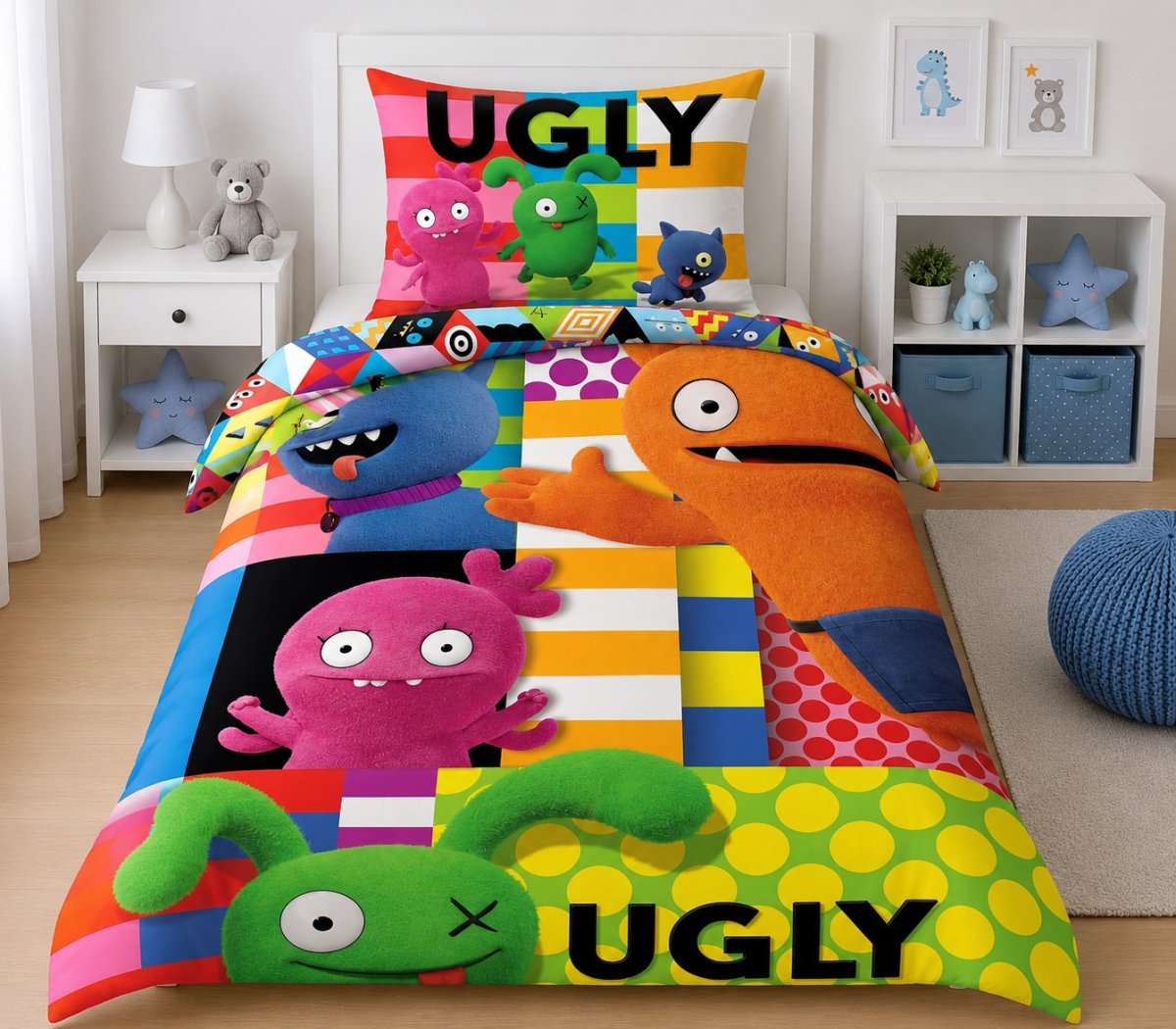 Povlečení - Ugly Dolls 140/200 + 70/90 cm