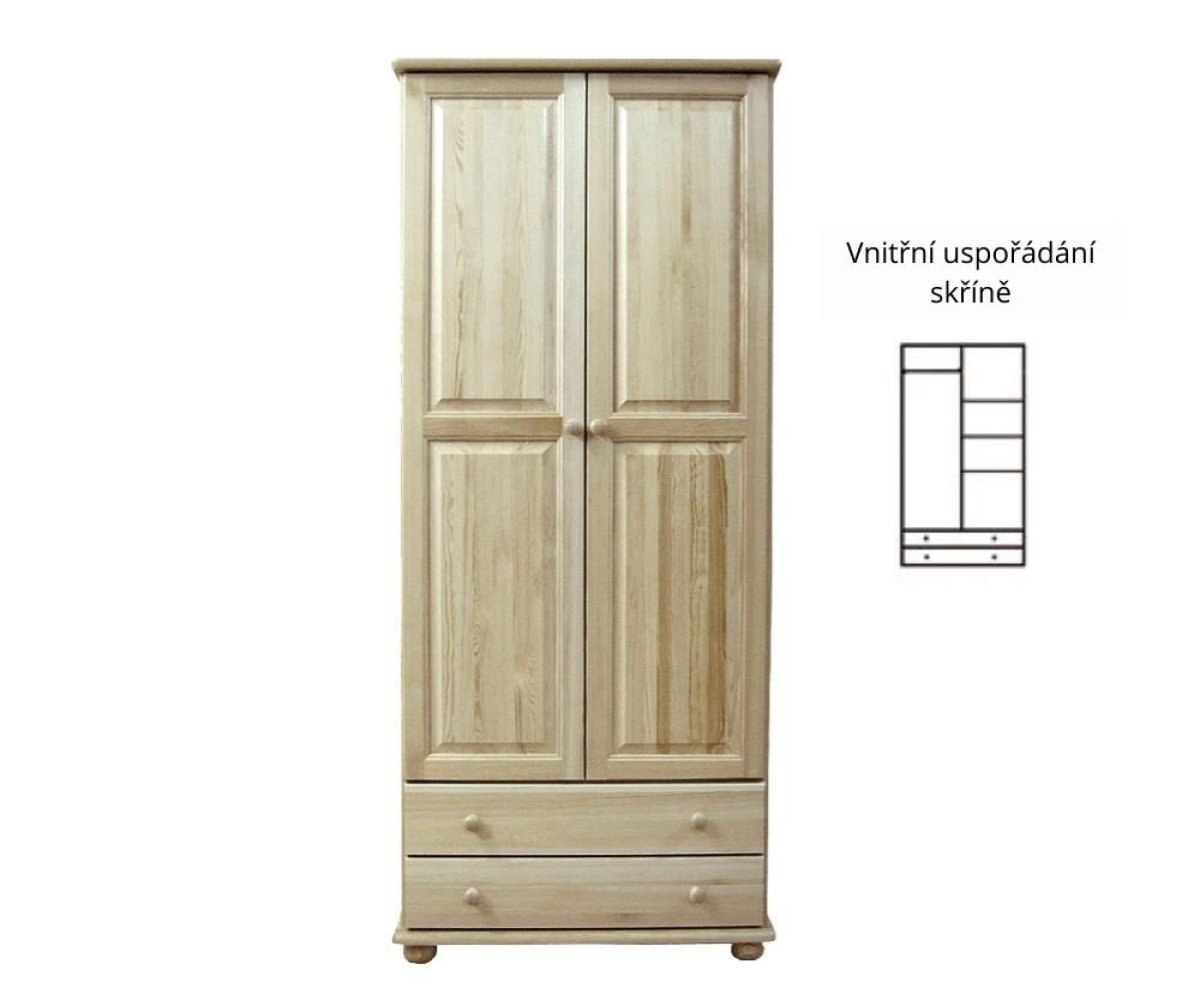 Skříň masiv borovice - SF 39A