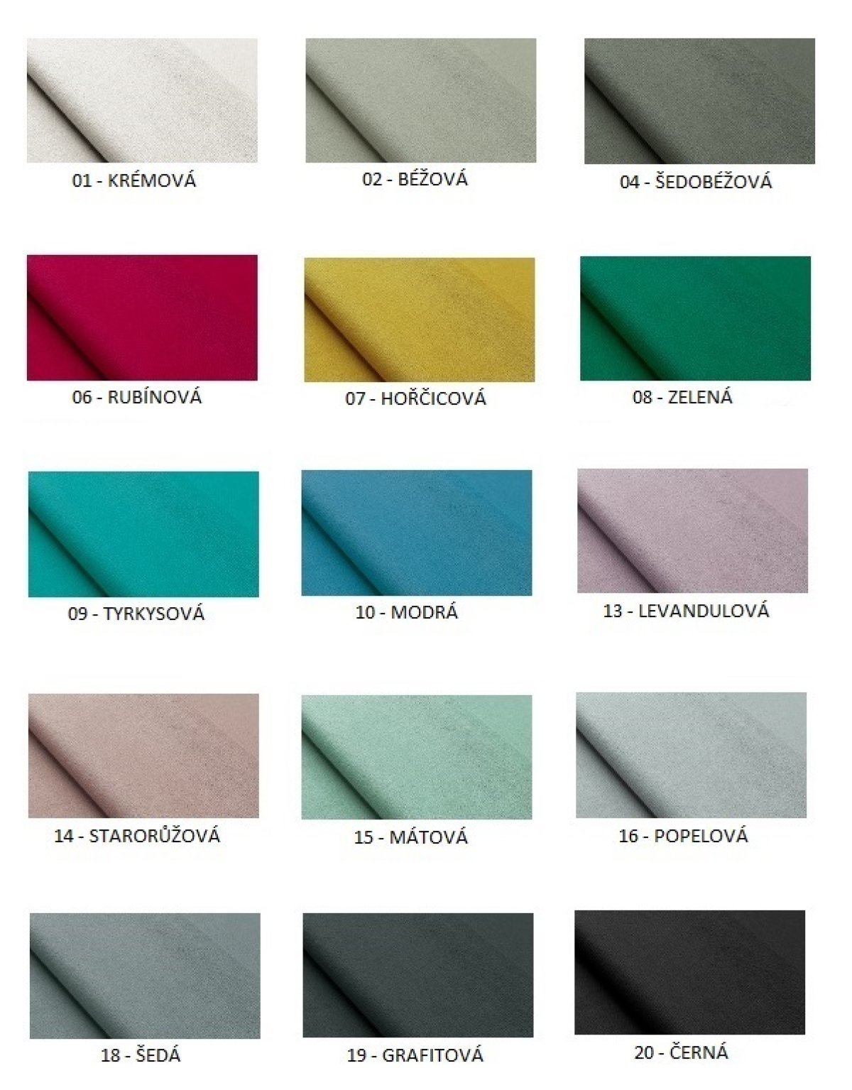 Čalouněný panel Classic 3 cm - černá 20