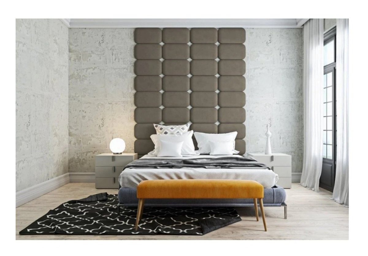 Čalouněný panel Classic PLUS 5 cm - šedobéžová 04