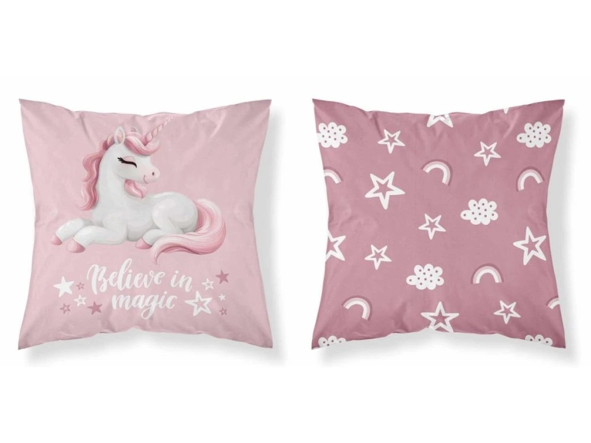 Dětský potah na polštář 40x40 cm - Jednorožec Dětský potah na polštář 40x40 cm - Jednorožec