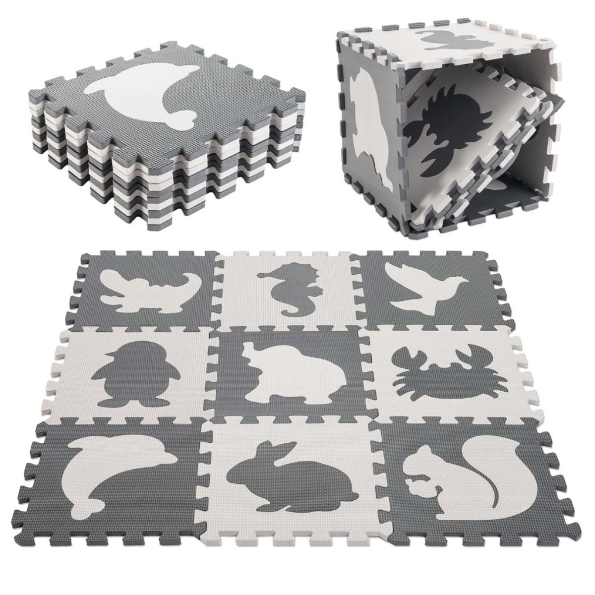 Velká pěnová podložka puzzle pro děti / zvířátka