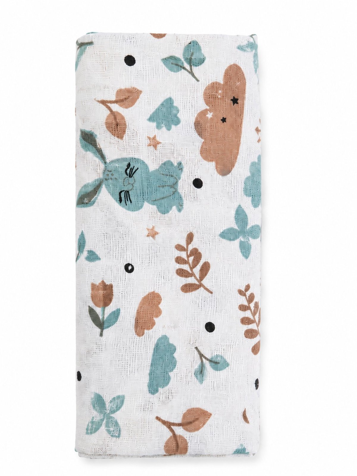 Plena bavlna potisk - Ježek a zajíc produkt