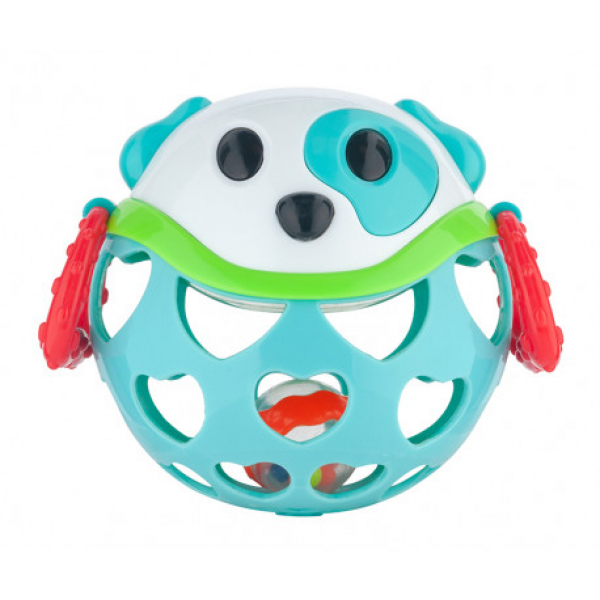 Canpol babies Interaktivn hraka mek s chrasttkem Modr pejs