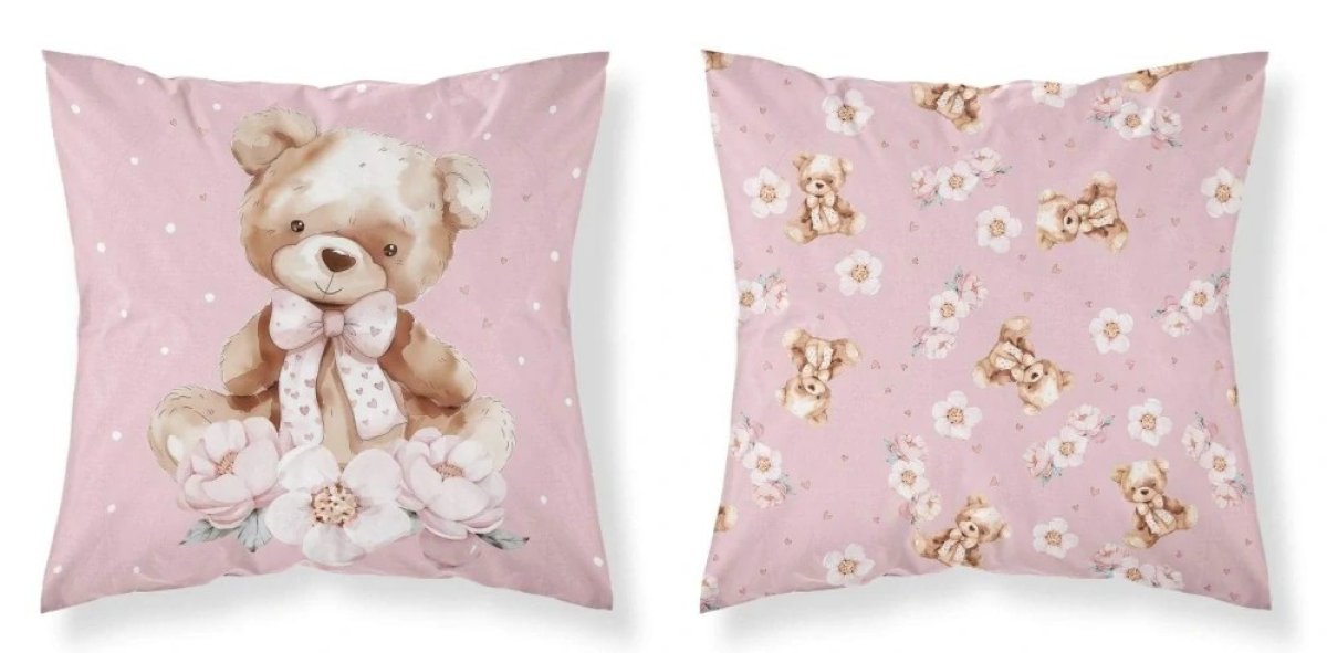 Dětský potah na polštář 40x40 cm - Medvídek Dětský potah na polštář 40x40 cm - Medvídek