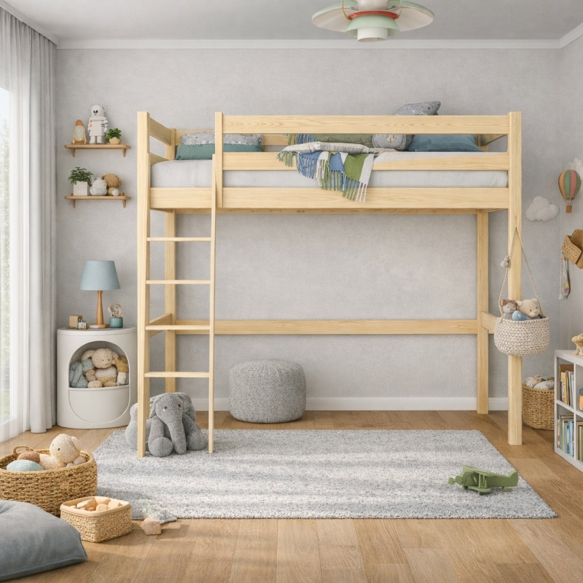 Zvýšená postel Betty + matrace Optimal + rošt ZDARMA