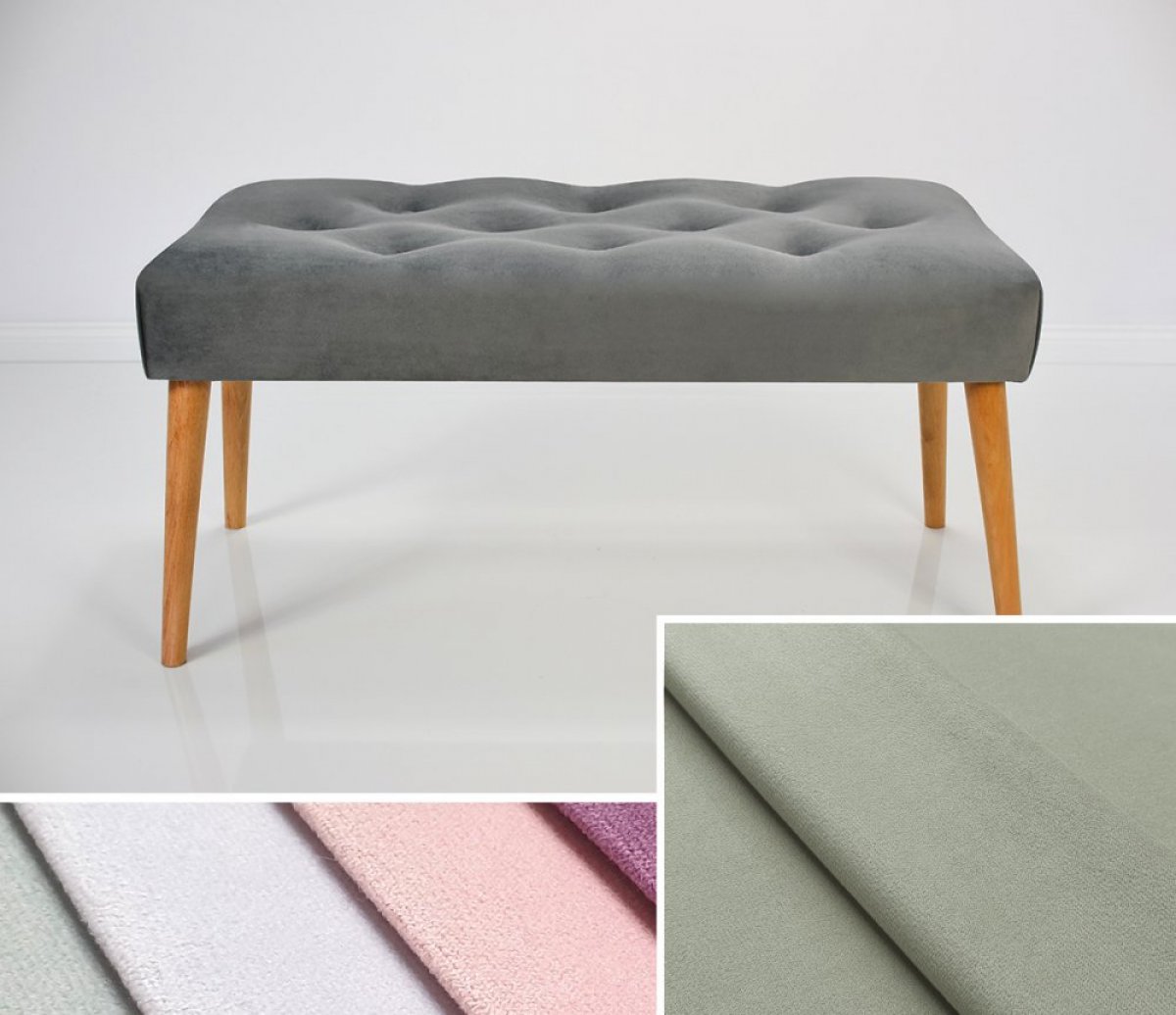 Čalouněná lavice DARINA 70x30x42 cm, barva béžová