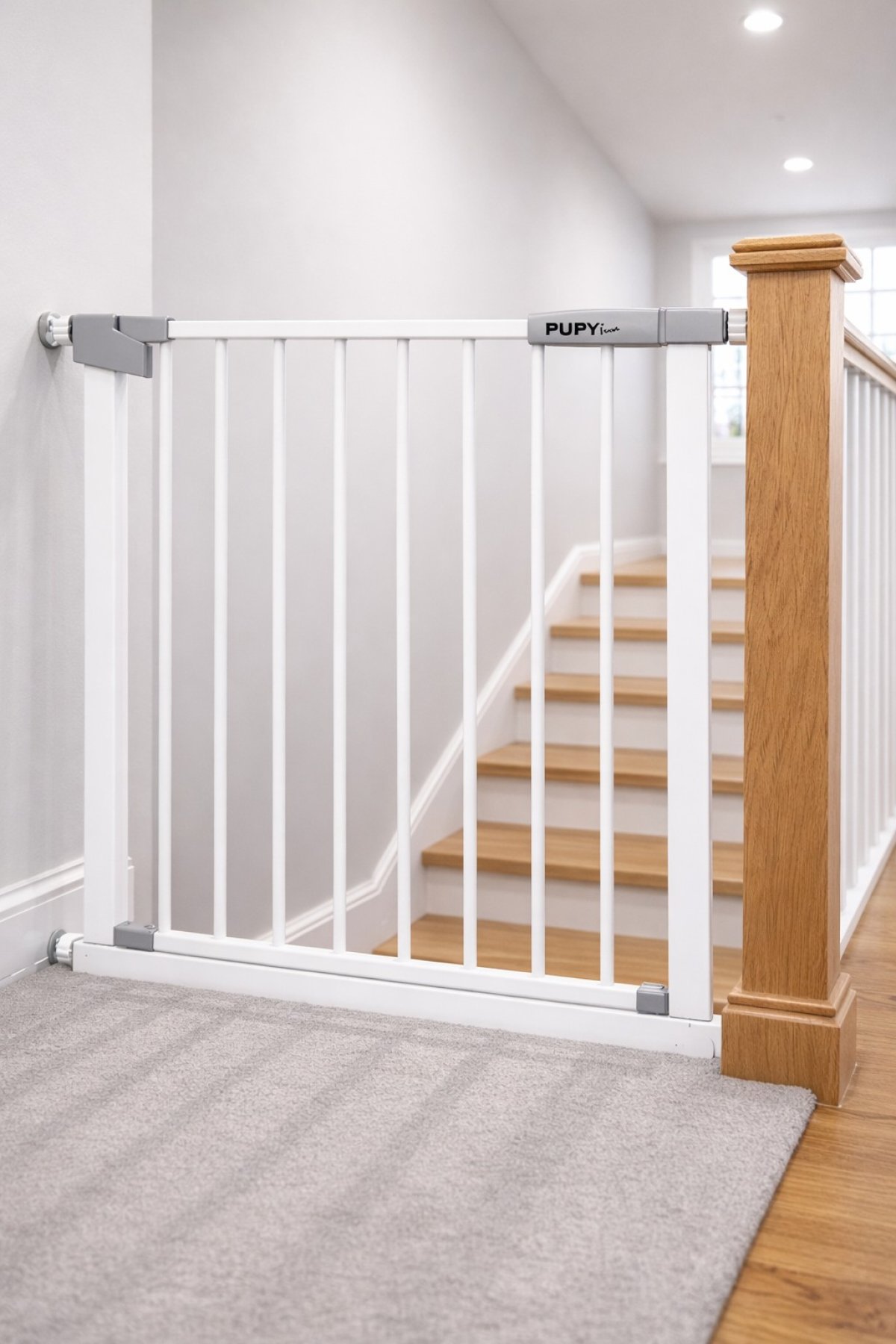 Zábrana Pupyhou 76-83 cm - dveře/schody - bílá produkt