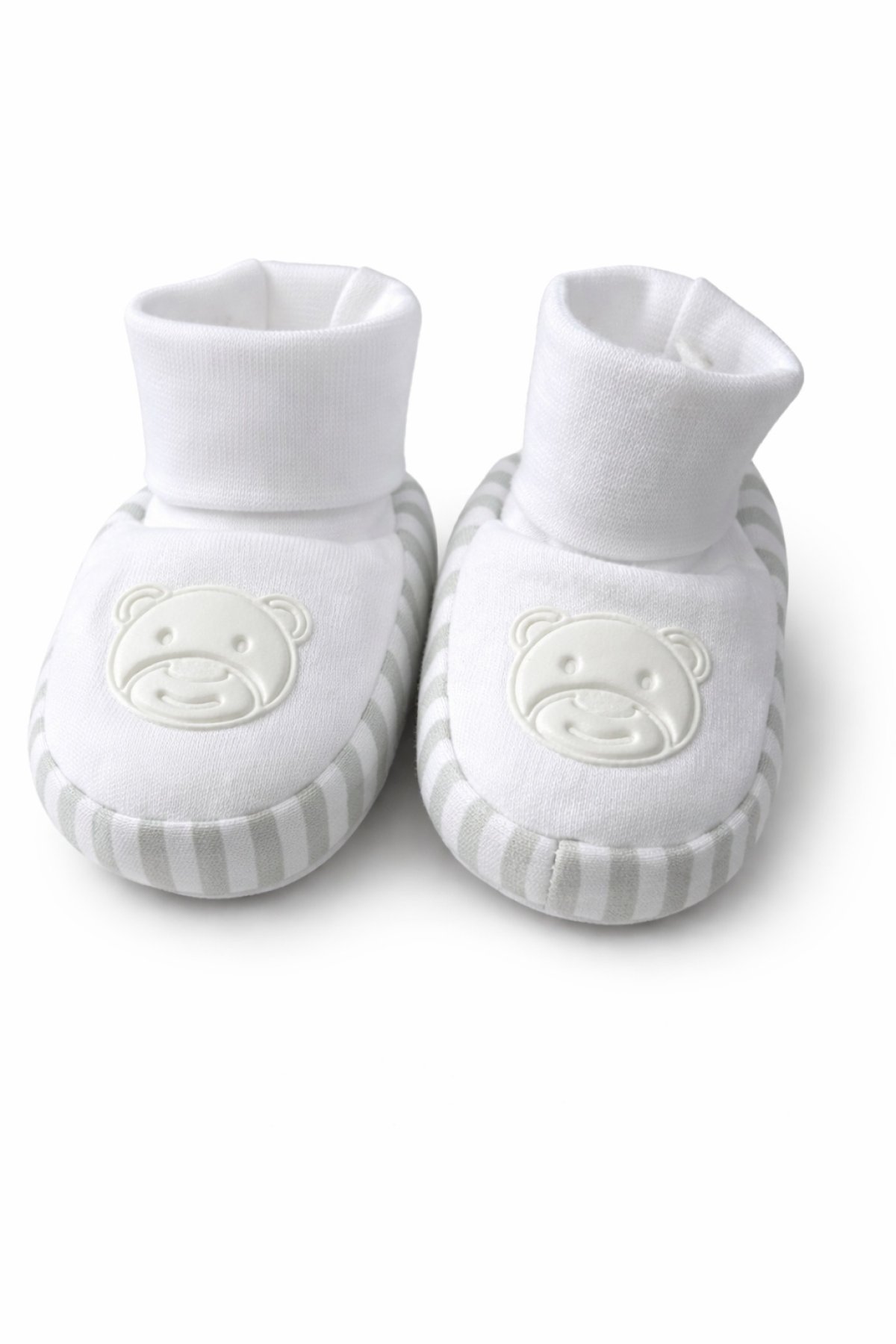 Kojenecké ponožky méďa bílý 0-6m