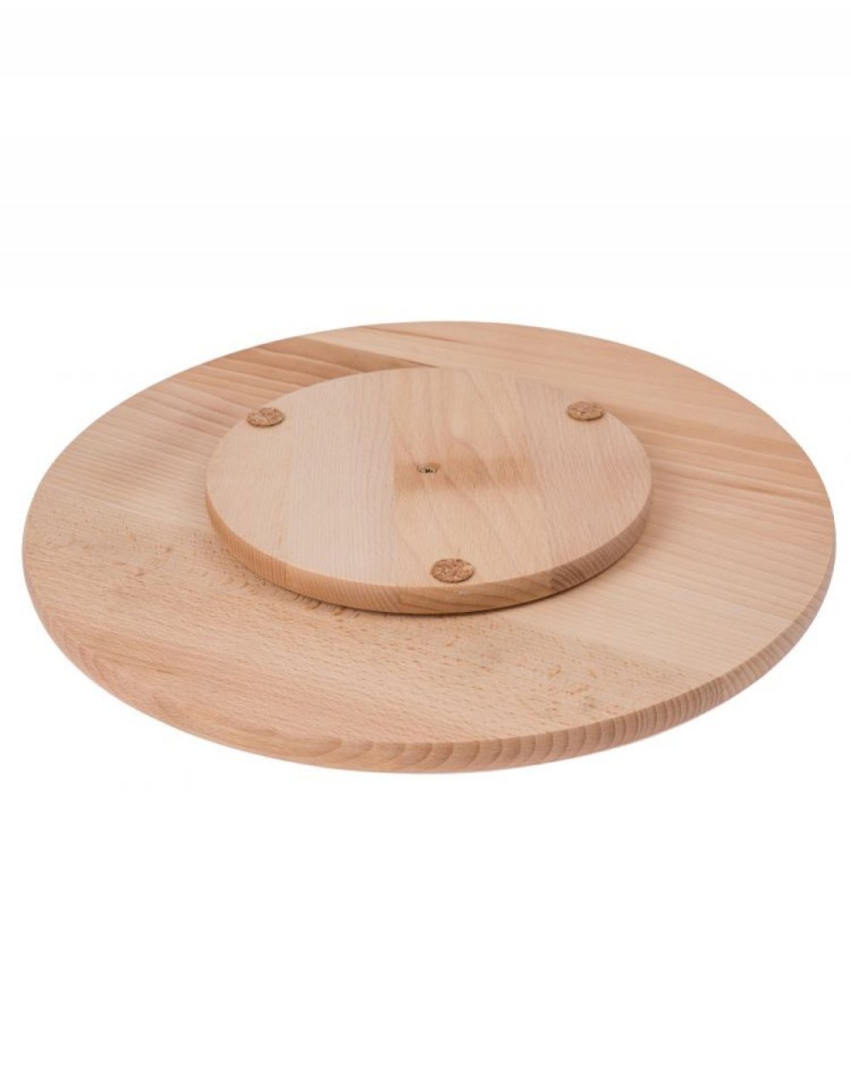 Dřevěná kuchyňská otáčecí deska - ø 40 cm