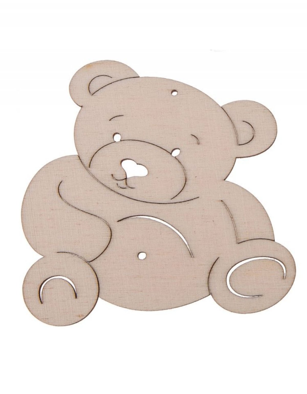 Dětská dřevěná dekorace - Medvídek