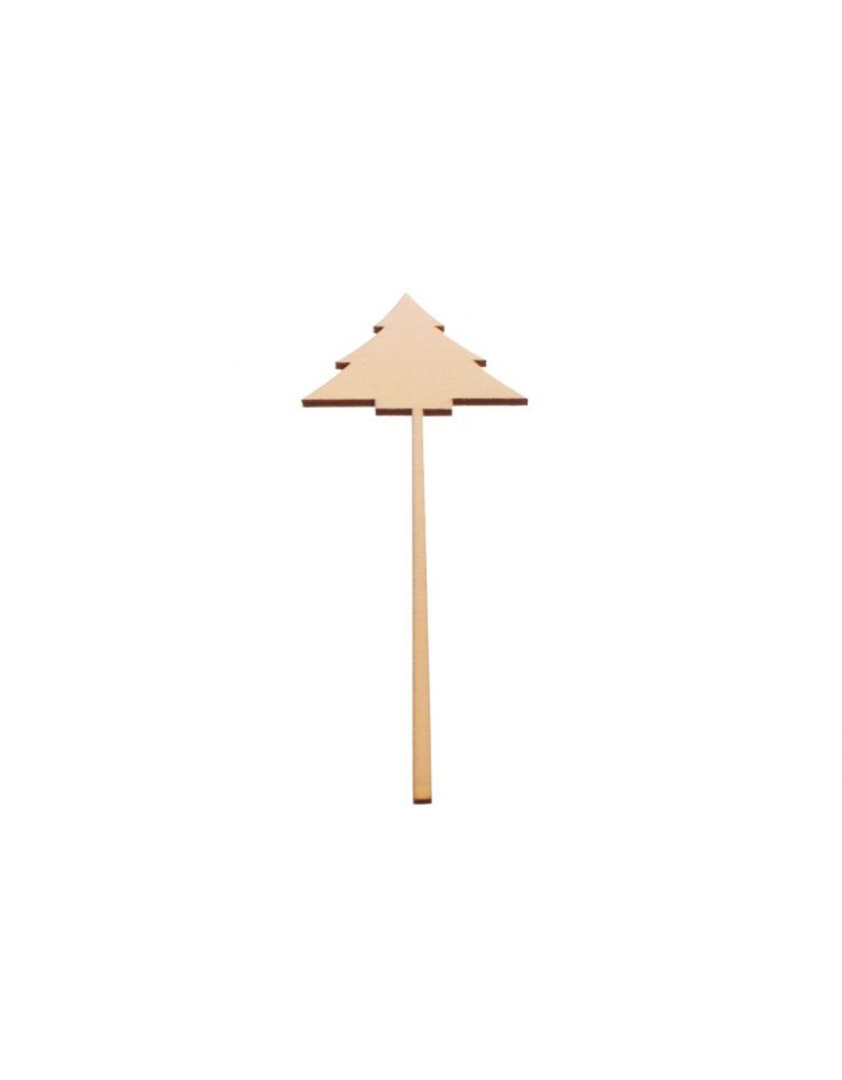 Dřevěná zapichovací ozdoba STROMEČEK 14x5 cm
