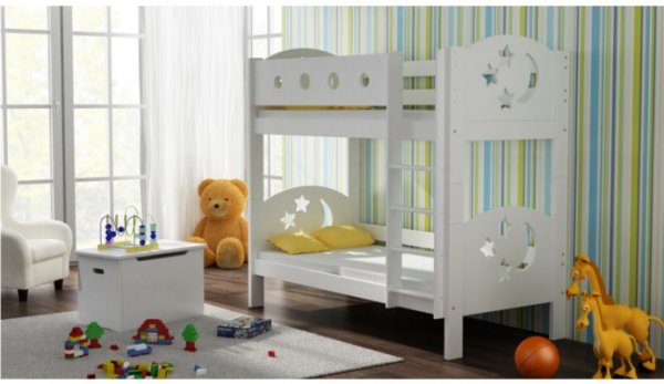 Patrová postel Pina 180/80 cm bílá 