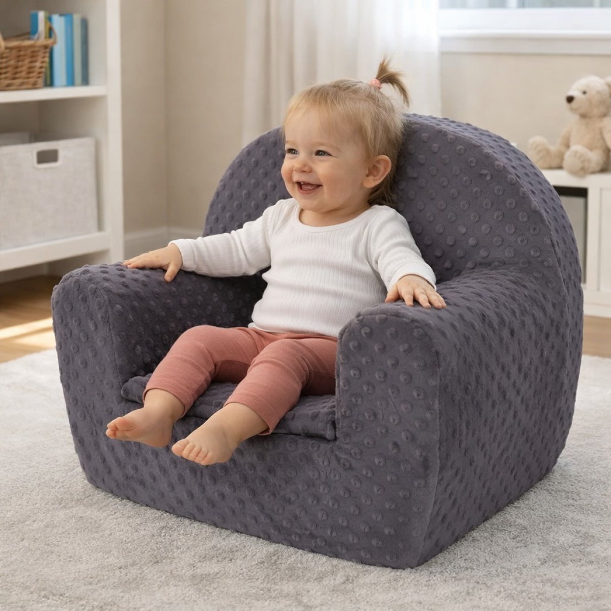 Dětské křesílko - šedá produkt