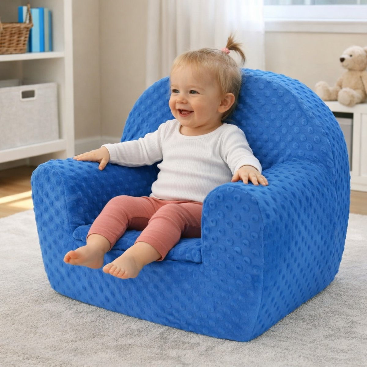 Dětské křesílko - modrá produkt