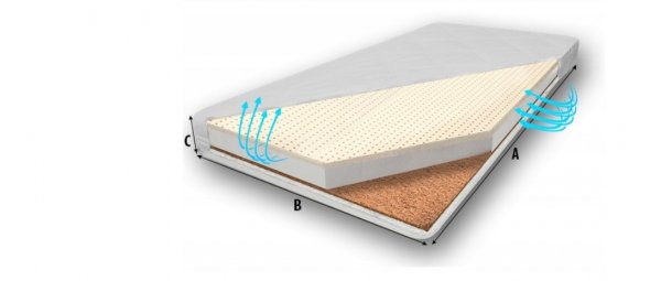 Matrace znov Kaira 120x60x12 cm - latex / kokos - Kliknutm na obrzek zavete