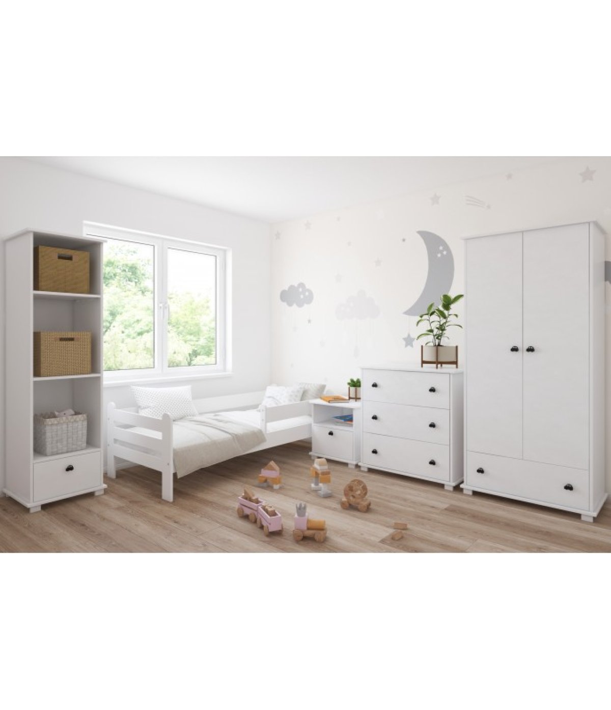 Postel Ronda 90/200 cm - bílá 