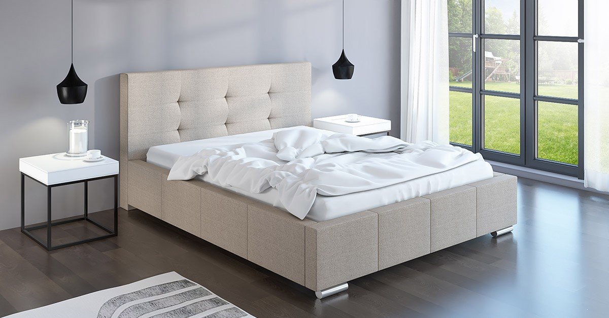 Čalouněná postel Trento 120/200 cm s úložným prostorem malmo