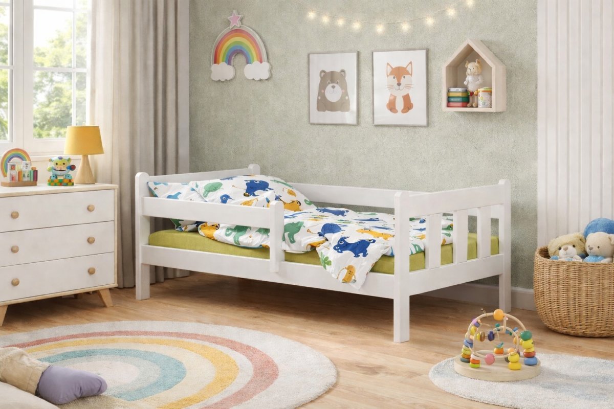 Postel Martin 180x80 cm bílá + rošt ZDARMA