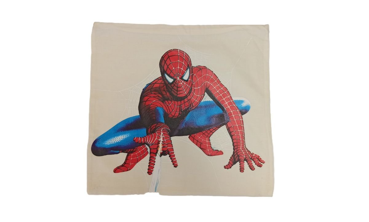 Dětský povlak na polštář 40x40 cm - Spiderman / krém