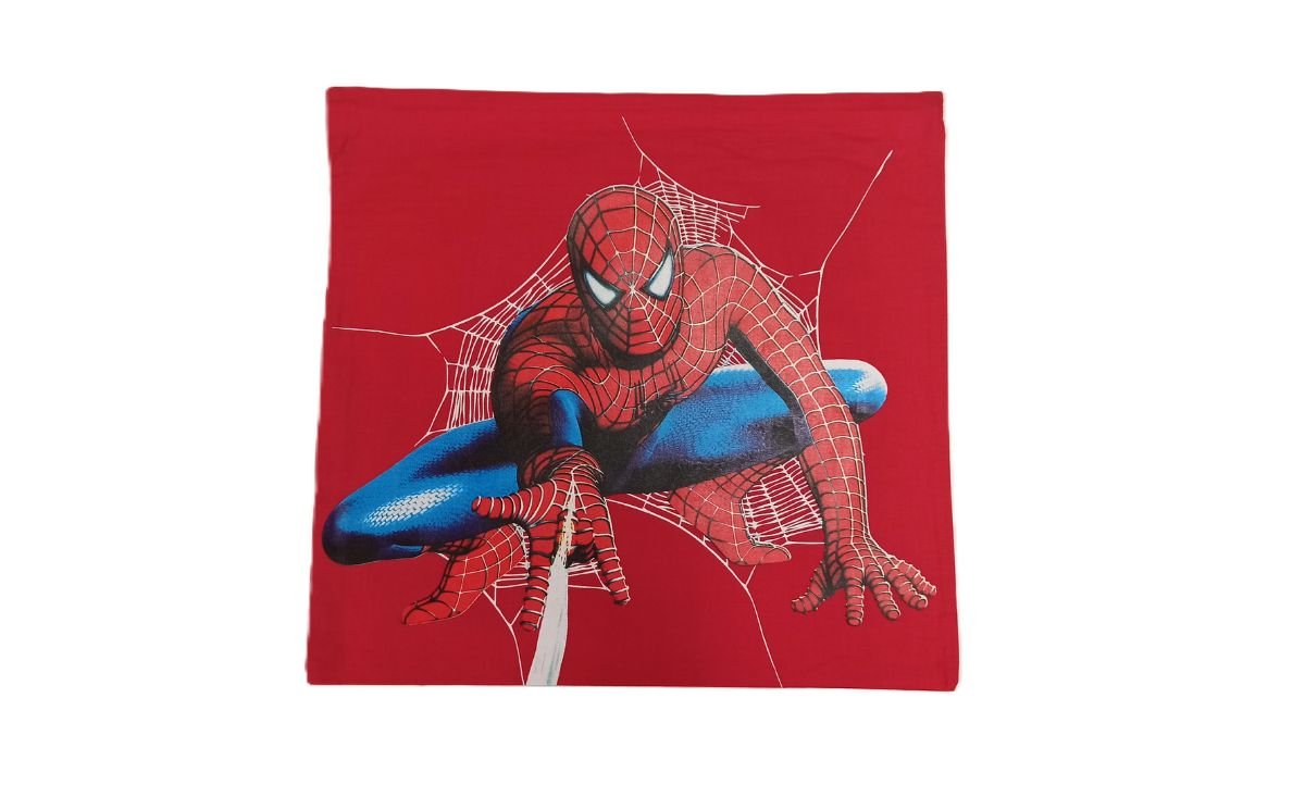 Dětský povlak na polštář 40x40 cm - Spiderman / červená