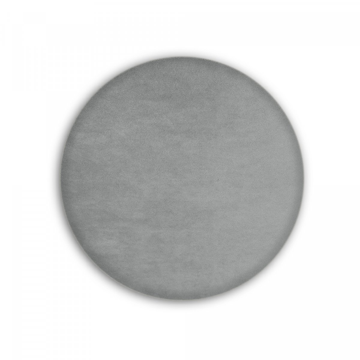Čalouněný  panel kolo - průměr 20 cm, šedá