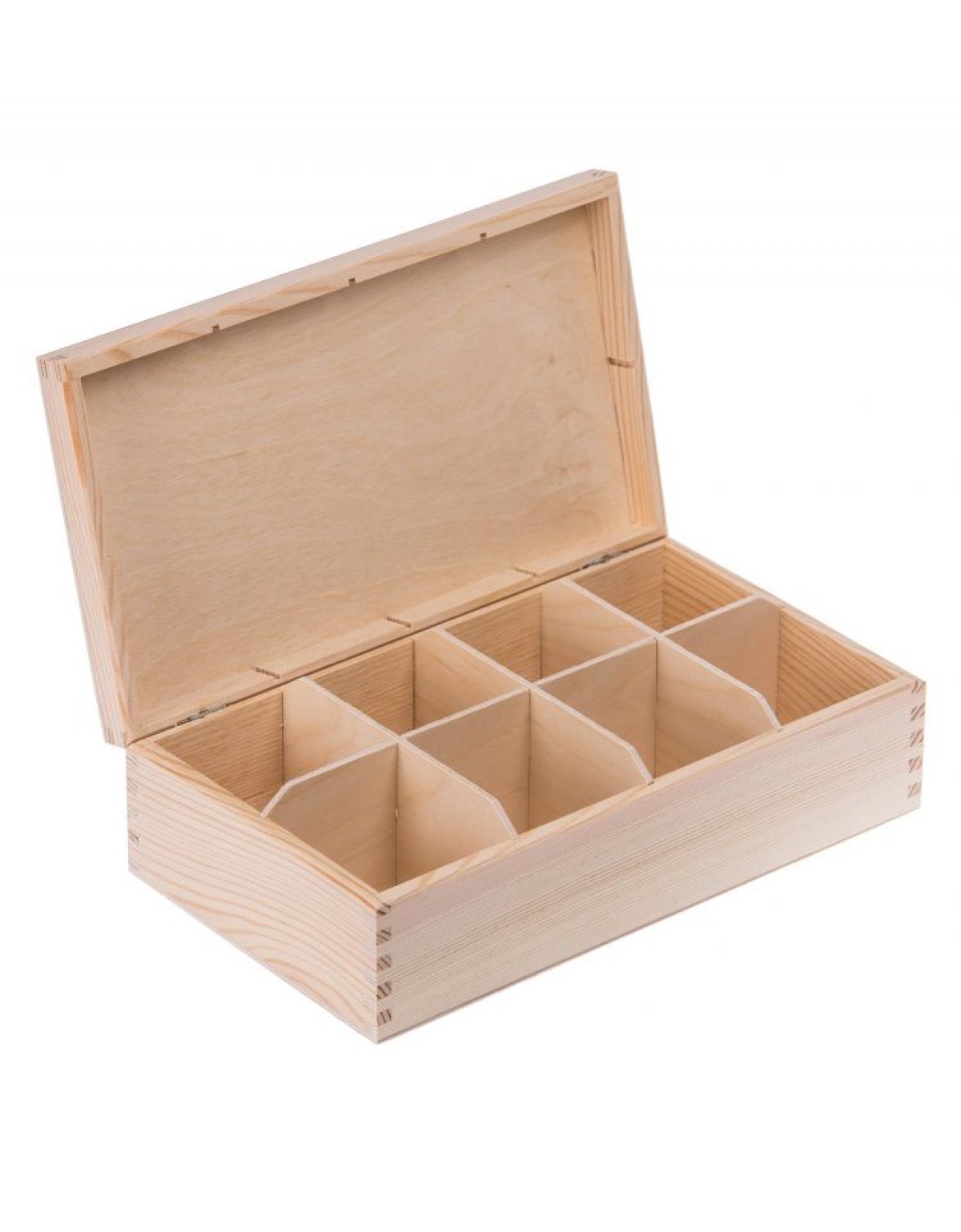 Krabička dřevěná na čaj 16,5x28,5x8 cm
