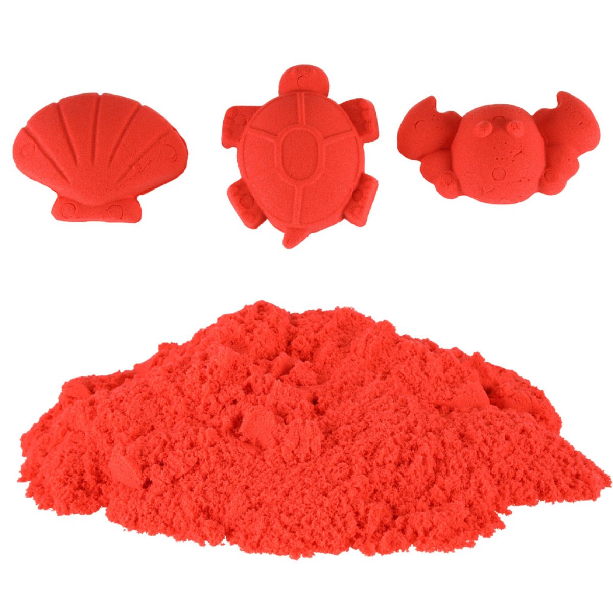Kinetický písek 1 kg - červená