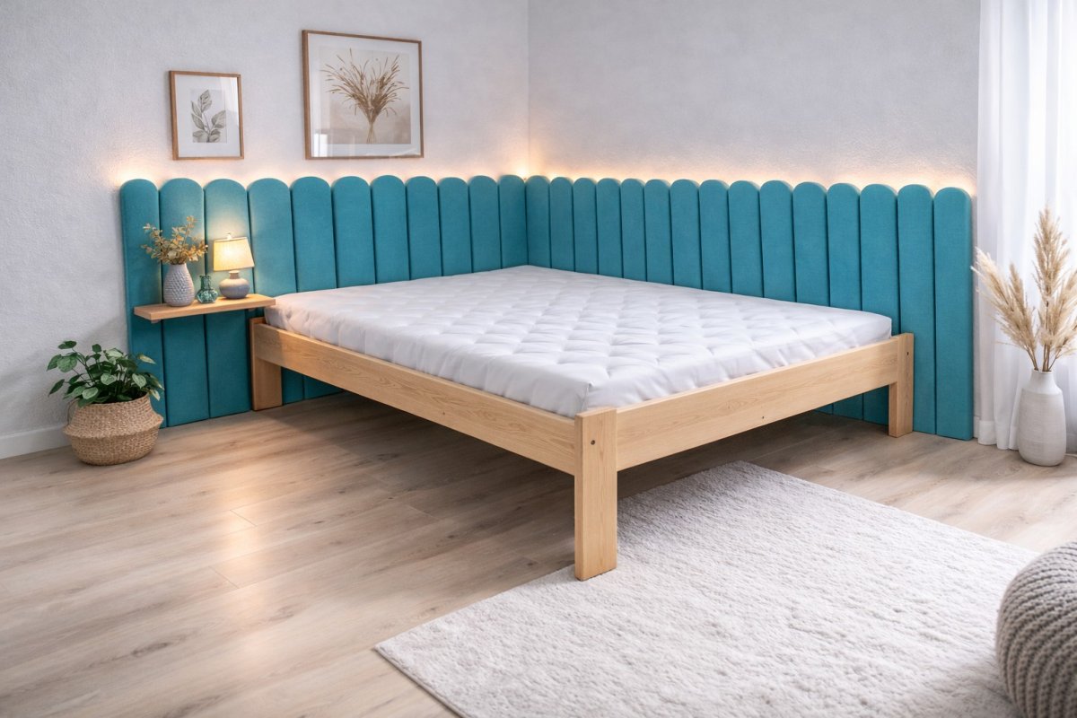 Čalouněný panel Plot 3 cm - modrá 10 produkt