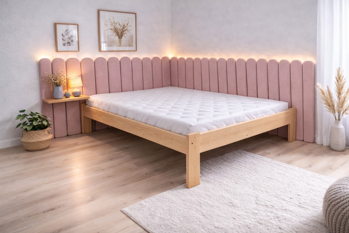 Čalouněný panel Plot 5 cm - starorůžová 14 produkt