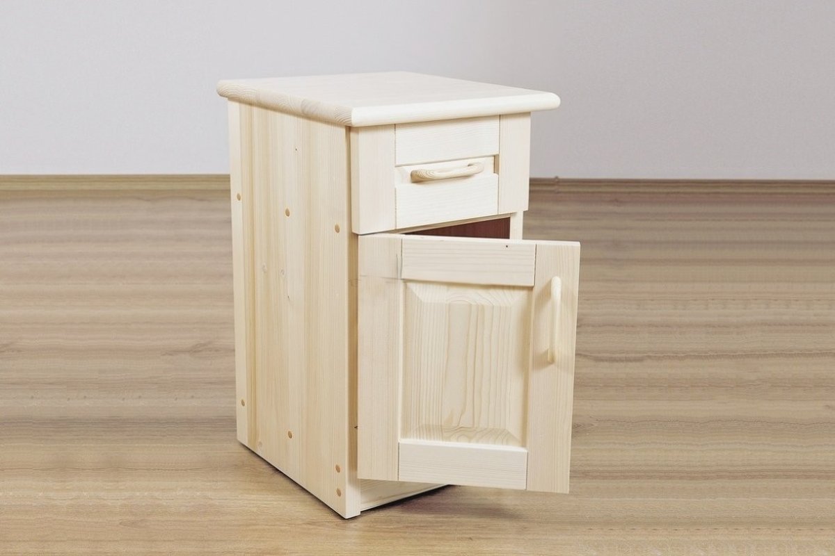 Noční stolek Lucie - smrk