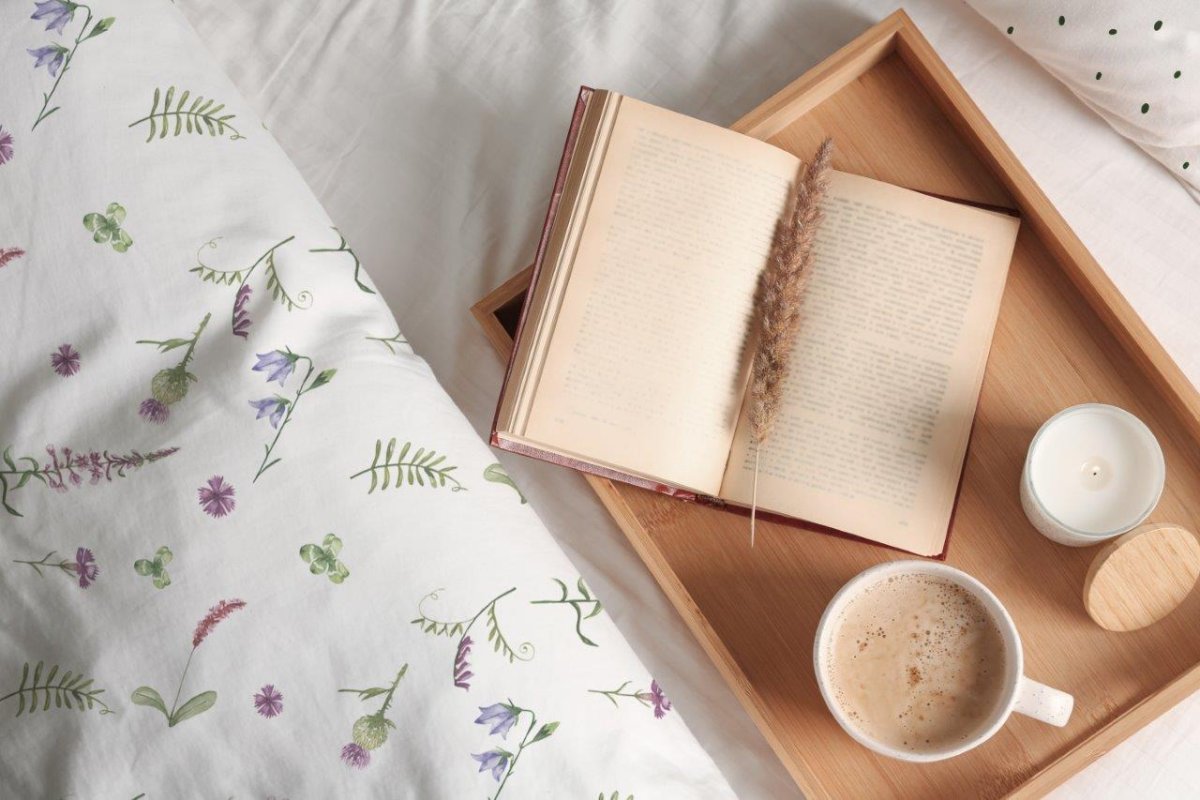 Povlečení bavlněné 140/200 + 70/90 - květ