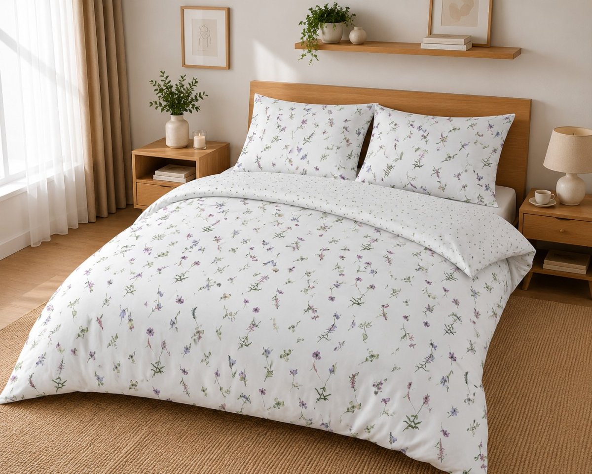 Povlečení bavlněné 140/200 + 70/90 - květ produkt