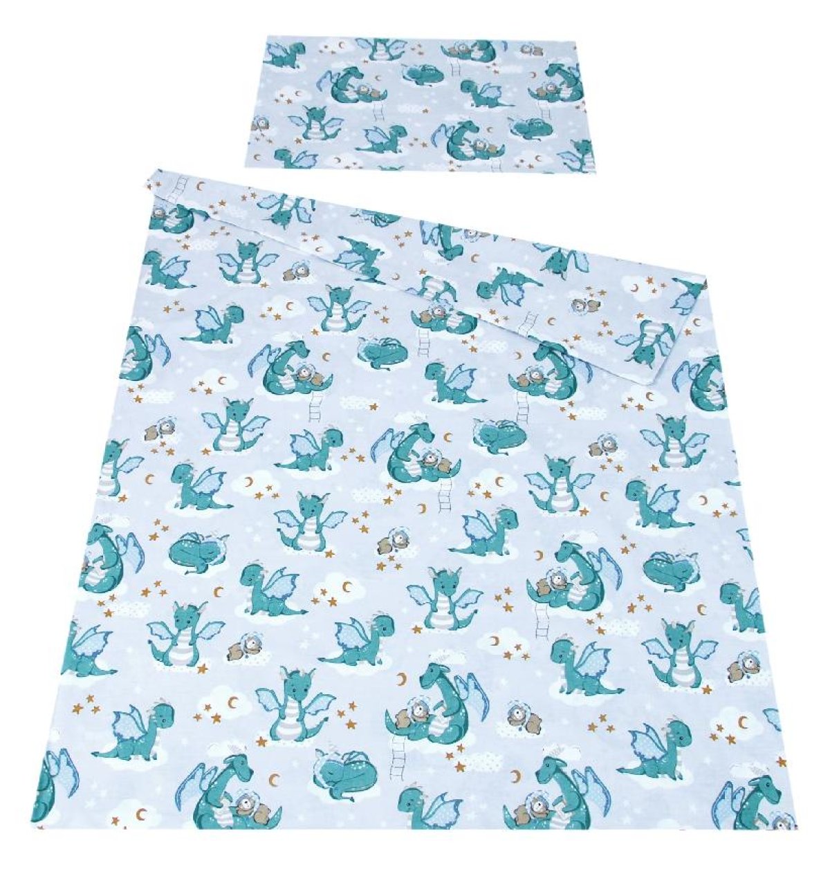 Povlečení 100/160 cm + 50/60 cm dráčci Povlečení 100/160 cm + 50/60 cm dráčci